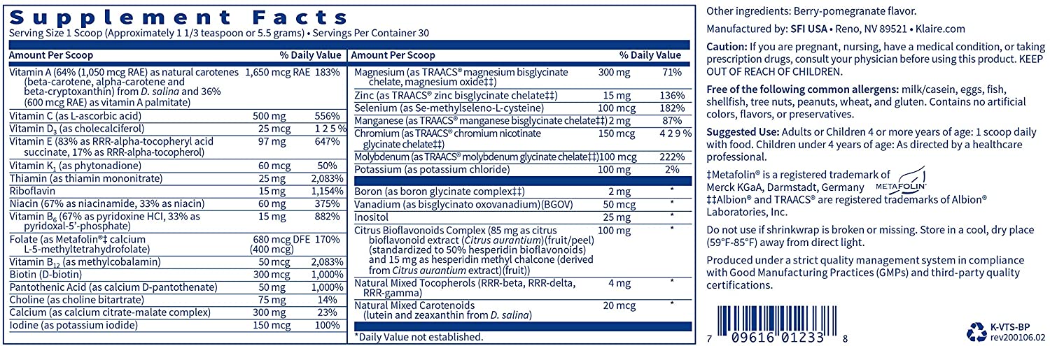 VitaSpectrum Powdered Multivitamin Supplement for Kids - Citrus Flavored 6.24 oz