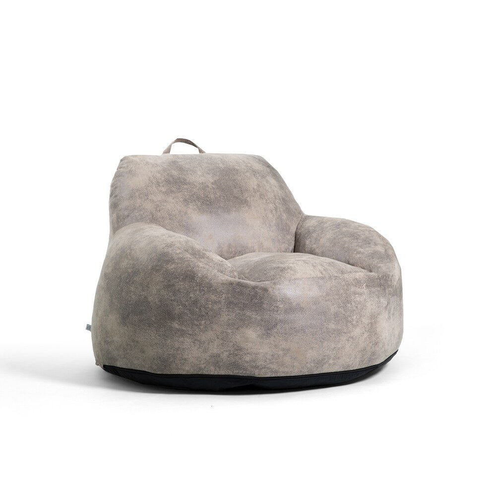 Serene Nestle Chair Faux Leather Cement
