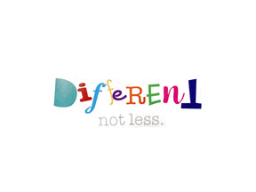 Different NOT Less Sticker