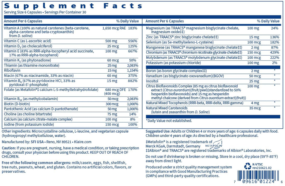 VitaSpectrum Capsule Multivitamin Supplement for Kids