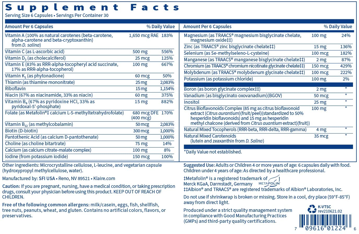 VitaSpectrum Capsule Multivitamin Supplement for Kids